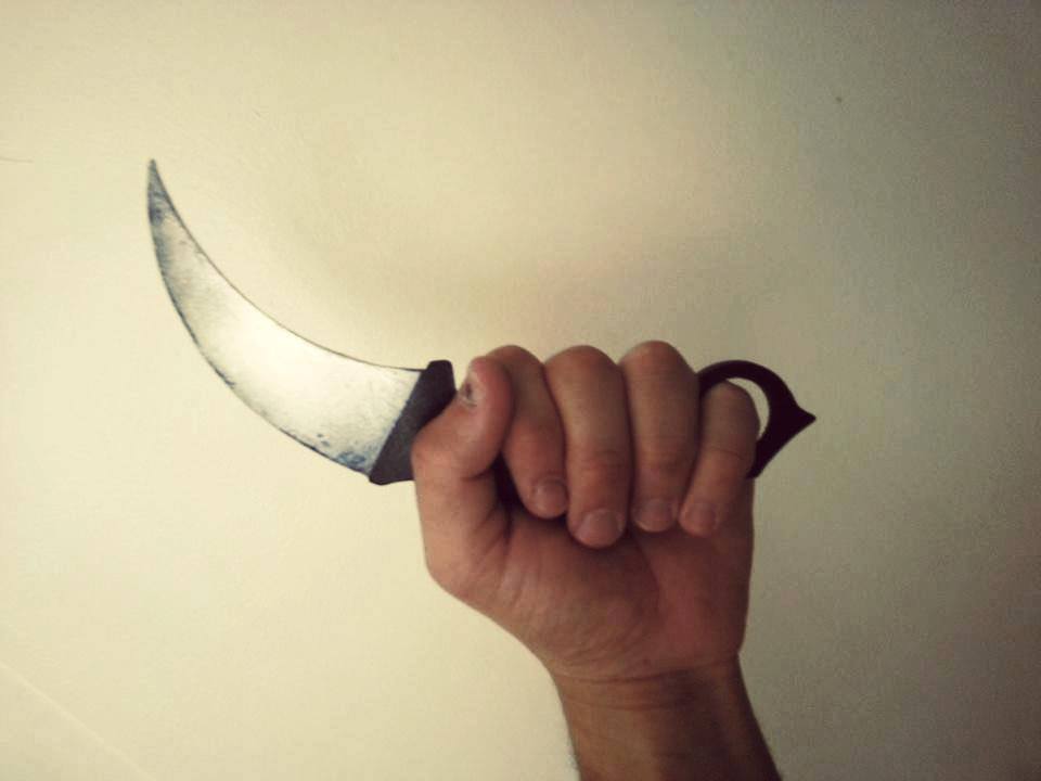 Fabrication d'un Kerambit - Kerambit terminé