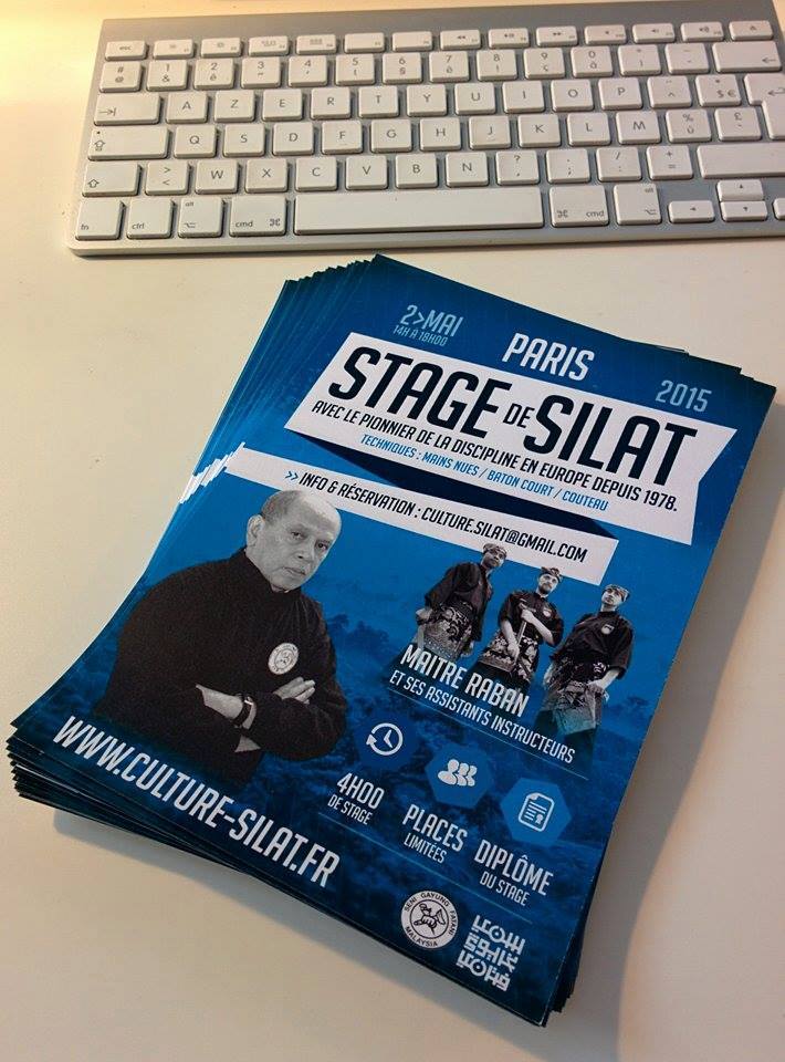 stage de silat traditionnel - flyers
