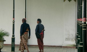 Penchak Silat à Yogyakarta - Gardes du Kraton de Yogyakarta