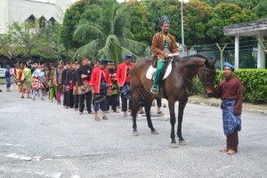 Hari Melayu Sedunia 2015 - Un malais à cheval