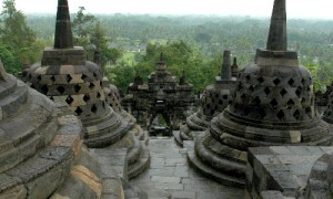 Penchak Silat à Yogyakarta - Temple bouddhiste vieux de 3000 ans