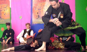 Penchak silat - technique couteau