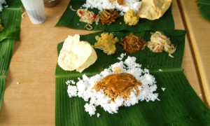 Pulau Penang Repas indien feuilles bananier - Culture-Silat