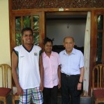 2013 - Tuan Raban, son neveu & sa nièce au Sri Lanka