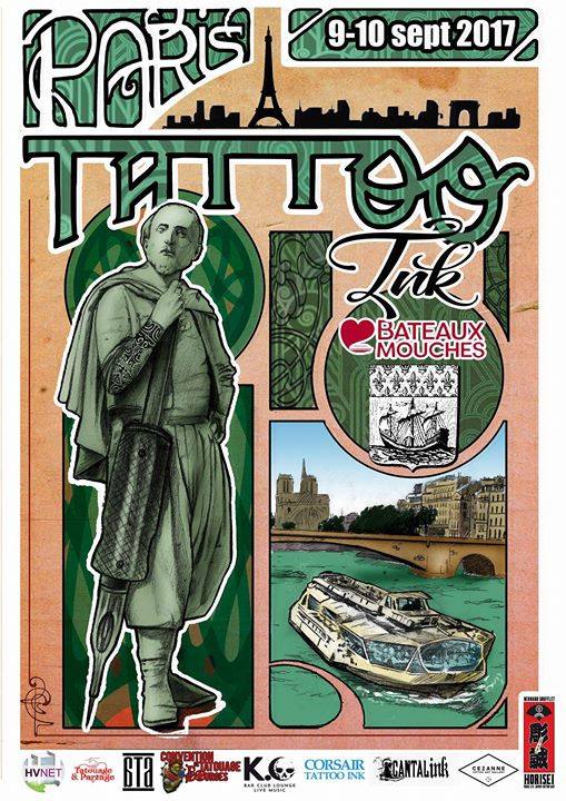 Affiche Paris Tattoo Ink