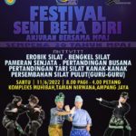 Culture Silat - Affiche Festival Seni Beladiri MAPJ 2022