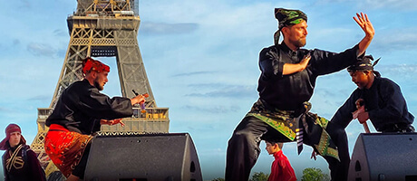 Culture Silat - Démonstration aux Jardins du Trocadéro 2022