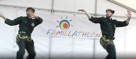 Culture Silat - Démonstration au Famillathlon 2017