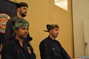 Pencak Silat - Seni Gayung Fatani - Examinateurs passages de grade