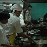 Dans les cuisine d'un restaurant à Kuala Selangor