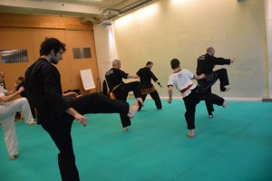 Stage de Pencak Silat traditionnel - Répétition dans le vide de la technique