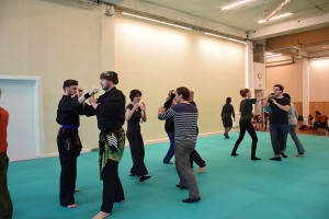 Vue d'ensemble de l'atelier de Découverte du Silat Fatani