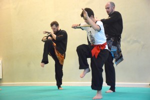 Stage de Pencak Silat traditionnel - Technique bâton montrée par Cikgu Jerome