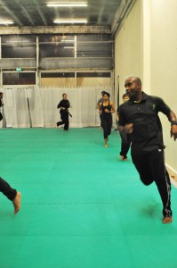 Cours de Pencak Silat - Seni Gayung Fatani - Échauffement en courant