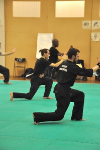 Cours de Pencak Silat - Seni Gayung Fatani - Renforcement musculaire des jambes