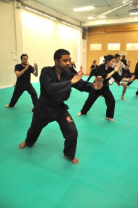 Cours de Pencak Silat - Seni Gayung Fatani - Exercices collectifs