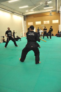 Cours de Pencak Silat - Seni Gayung Fatani - Bunga Tongkat