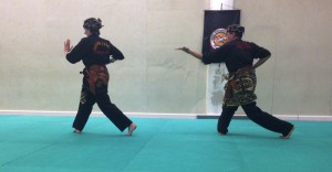 Pencak Silat - Mathild et Nicolas pour leur Bunga