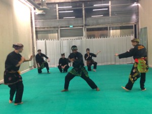 Pencak Silat - Répétition de la future démonstration