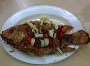 Tilapia grillé