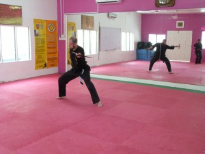 Cikgu Jerôme et son tari Silat Keris