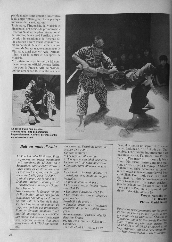 Penchak Silat - L'Art Secret de la Jungle - Immersion